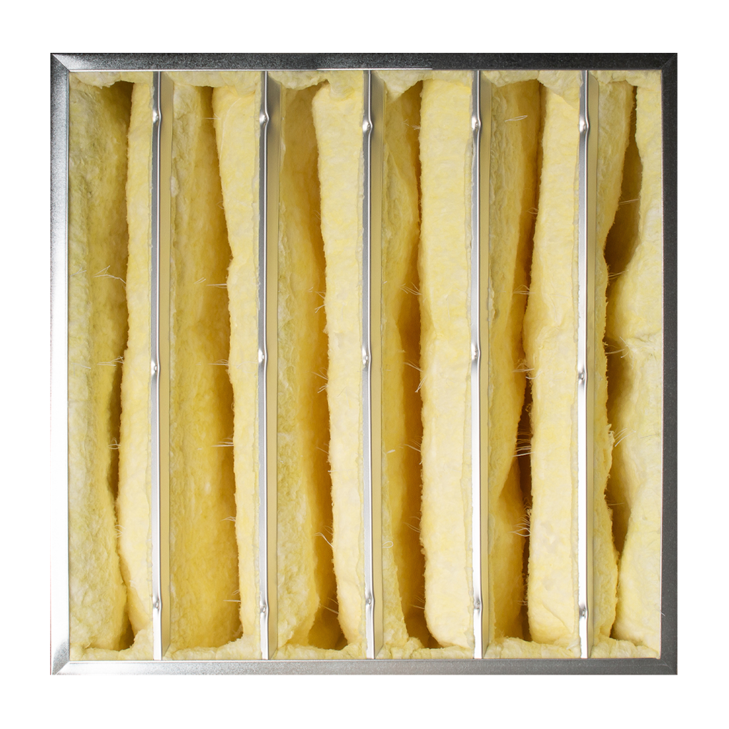 Bag Air Fiberglass Filters 12x24x21 Merv Rating 15 4 pocket